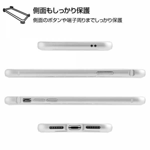 iPhone X XS アルミバンパーカバー ゴールド カバー 背面 TPU 衝撃吸収 硬度3H シンプル イングレム RT-P16AB-CGM_画像6