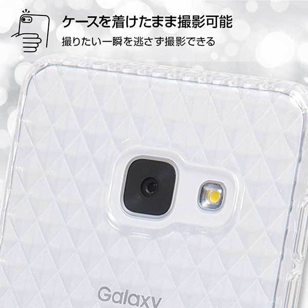 Galaxy SC04J ソフトケース ピンク TPUカバー キラキラ ダイヤモンドカット ラメ 保護 可愛い シンプル イングレム RT-GAJ4C7-PP_画像6