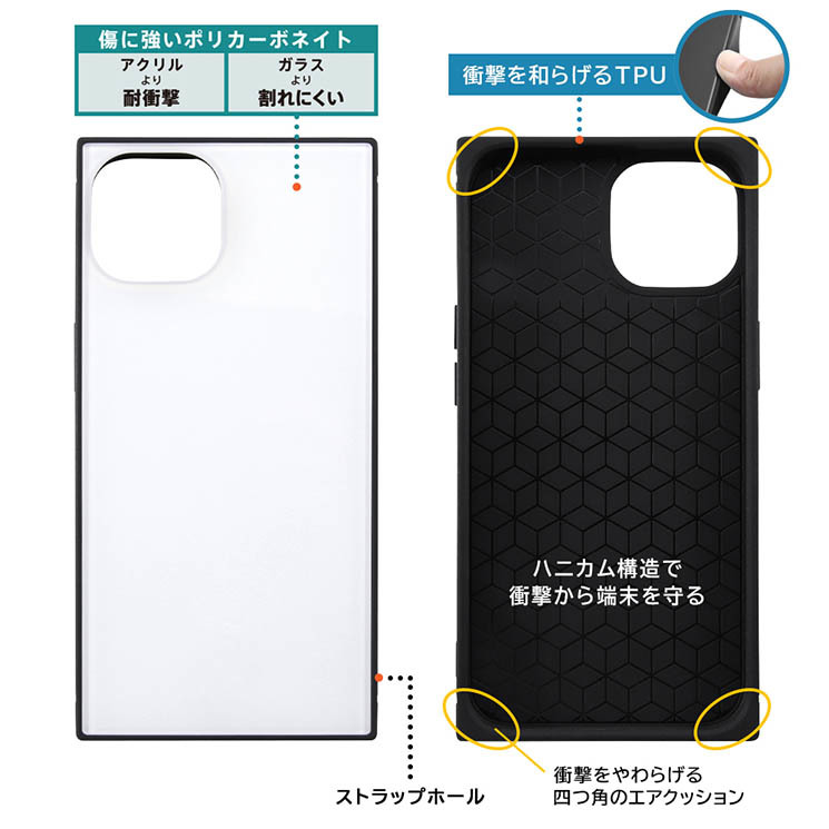 iPhone 14 13 スマホ ケース カバー トム と ジェリー タフィー チーズ 耐衝撃 頑丈 トムジェリ グッズ_画像3