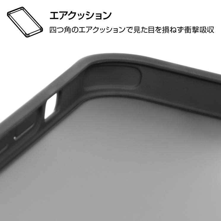 iPhone 12mini 耐衝撃ケース ダークネイビー マットカバー さらさら ラバー 指紋 シンプル RT-P26BS3-DN_画像4