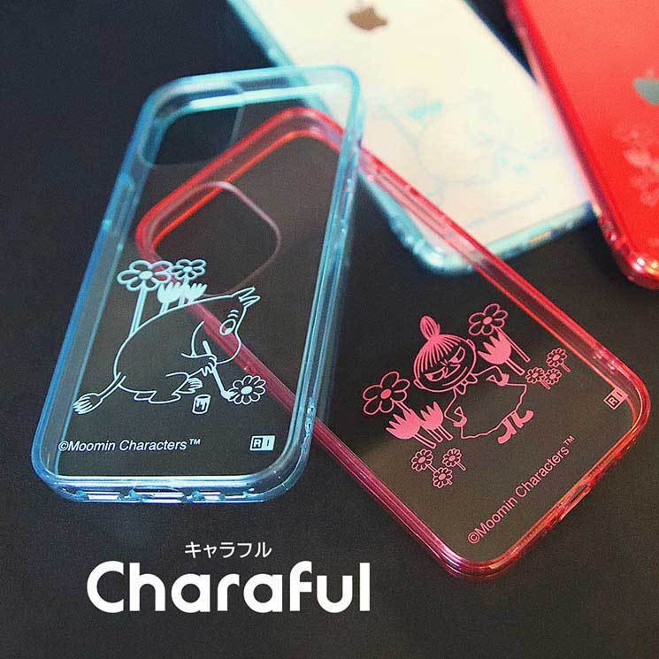 iPhone 12mini 耐衝撃ケース ムーミン ムーミン カバー Charaful クリア 透明 かわいい おしゃれ RT-AP26UC-MTM_画像4