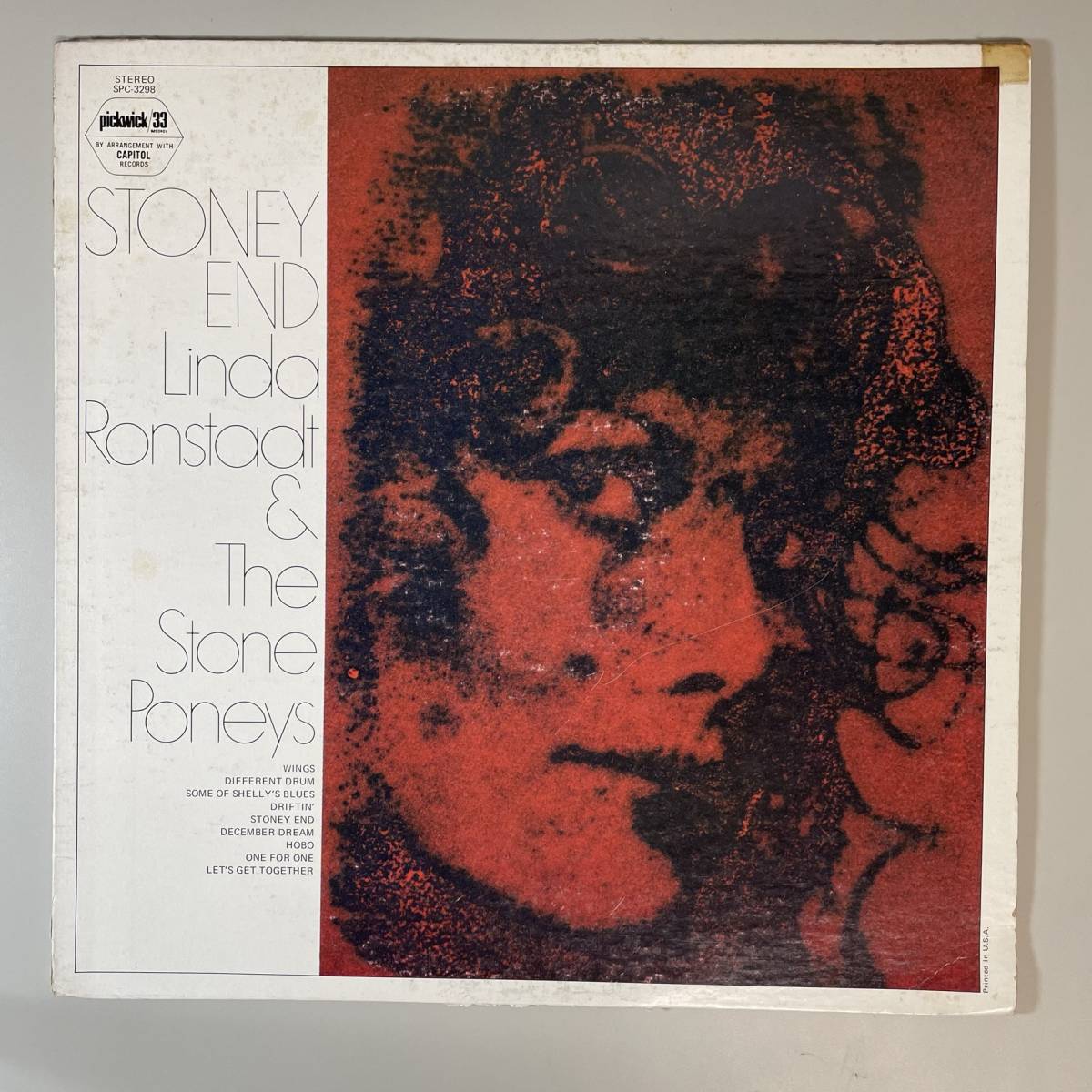 25038【US盤】 Linda Ronstadt&The Stone Poneys/Stoney End_画像1