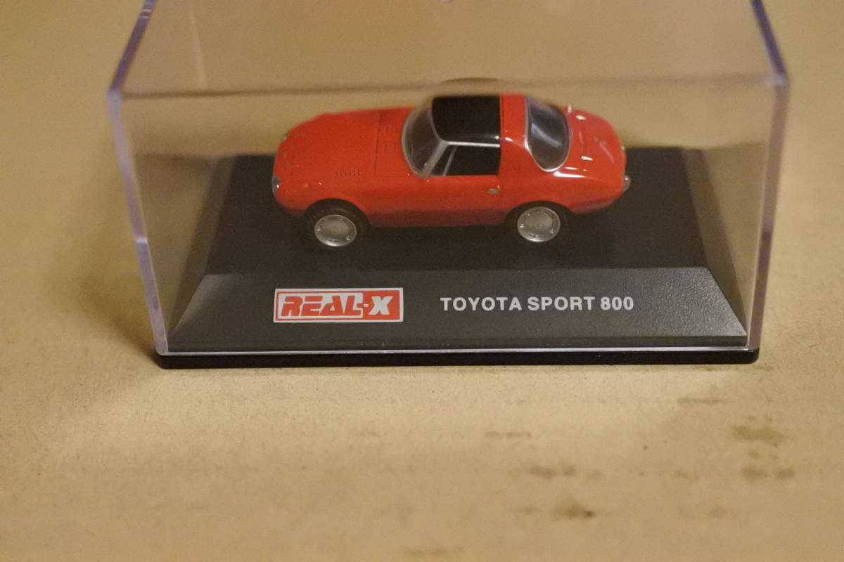 1/72 REAL-X Toyota Sports 800 красный не использовался нераспечатанный 