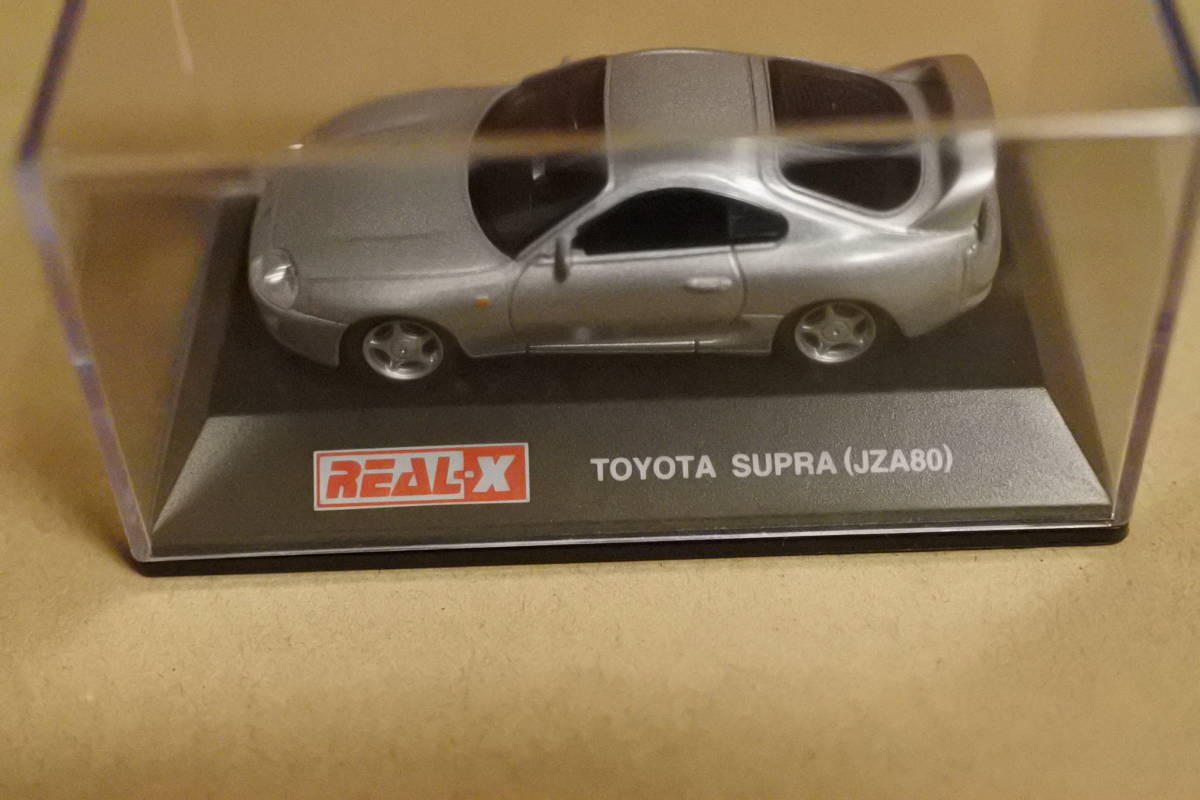 1/72 REAL-X Toyota hi -тактный Lee z коллекция Toyota Supra металлик серебряный не использовался 