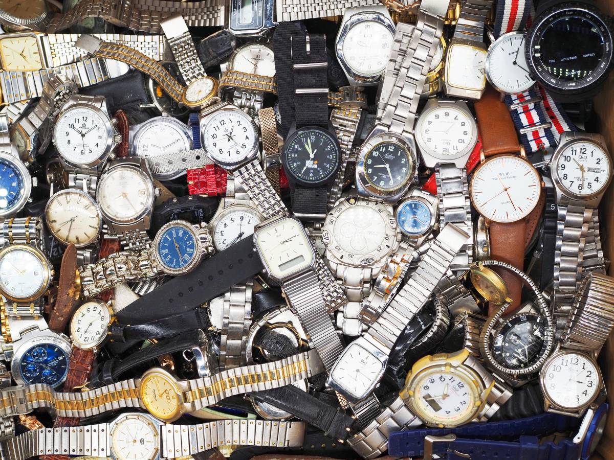 ジャンク品 約550点 腕時計大量まとめ売り SEIKO/CITIZEN/CASIO/その他海外ブランドなど 動品＆不動品