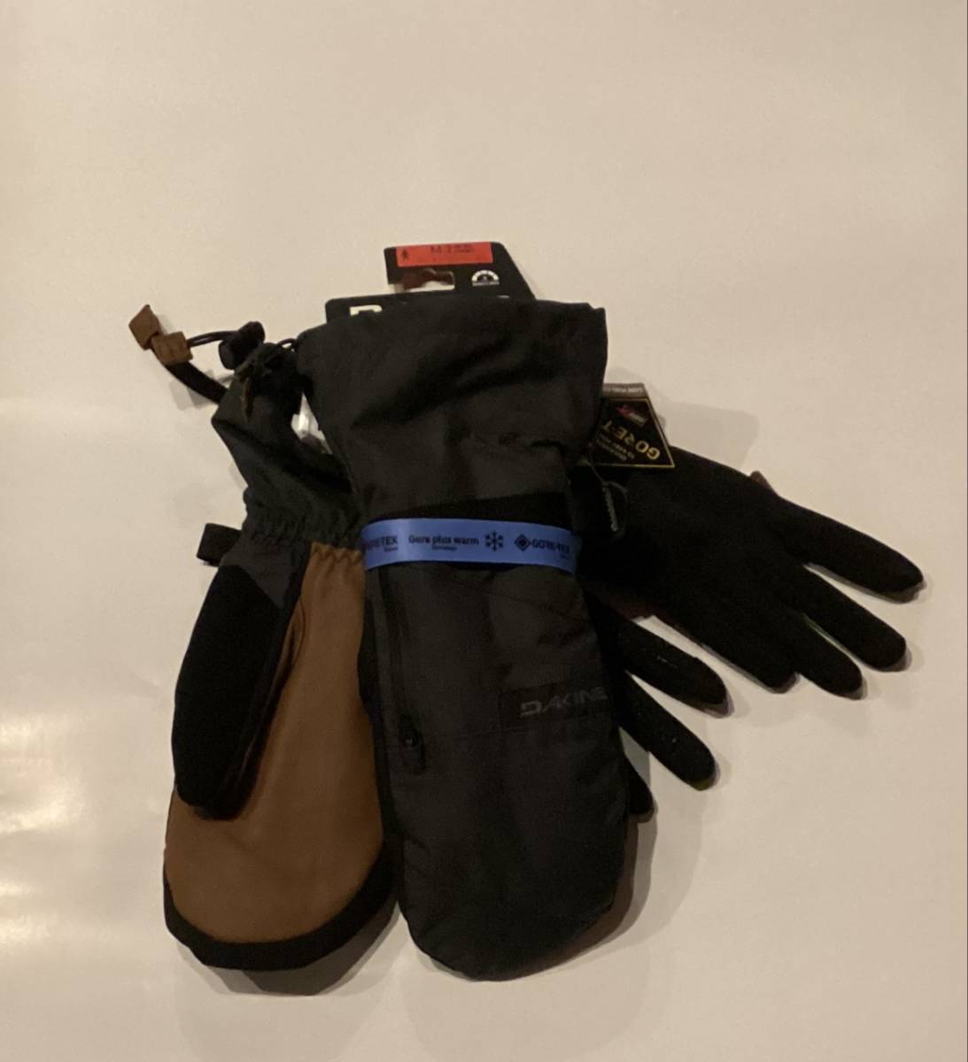 DAKINE/ダカイン leather titan/レザータイタン mitton gloves/ミトングローブ carbon/カーボン Lサイズ GORE-TEX ゴアテックス