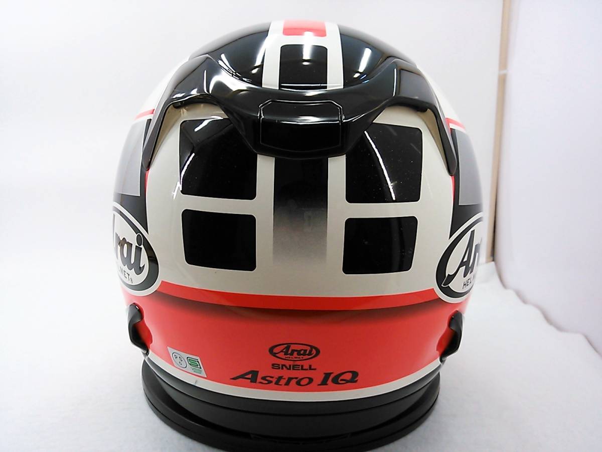 Arai アライ◇Astro IQ 赤・白 グラフィックデザイン◇サイズXL Arai アライ◇Astro IQ 赤・白 グラフィックデザイン◇サイズXL