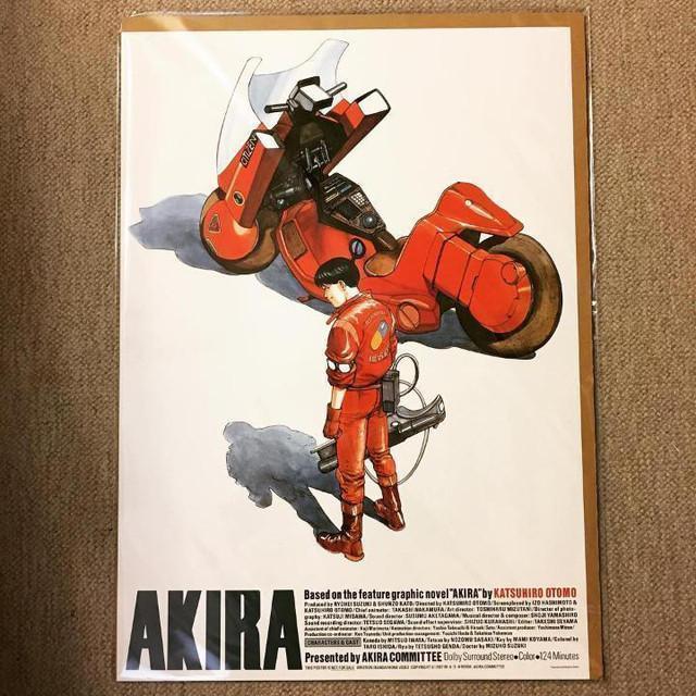 55%以上節約 大友克洋 直筆サイン AKIRA 映画 アキラ 金田 ポスター
