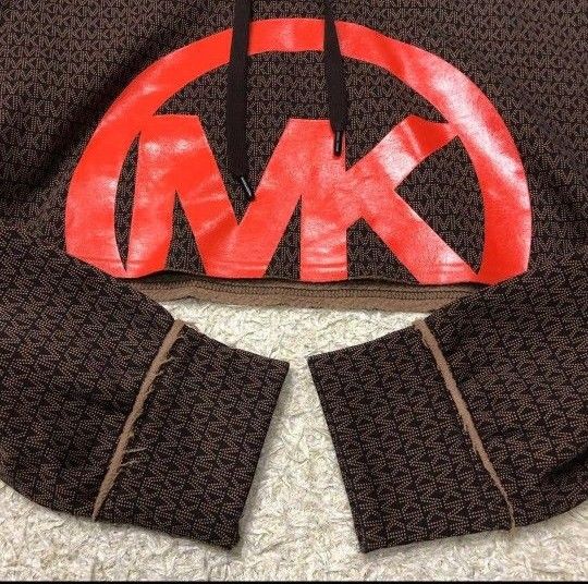 美品!!!MICHEAL KORS マイケルコース MK 総柄 ロゴ モノグラム セットアップ ブラウン系