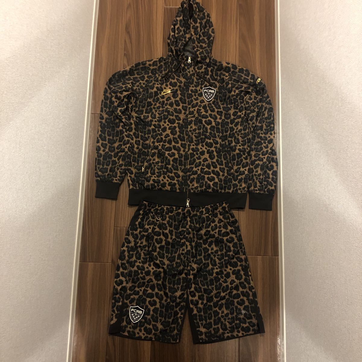 ナイキ NIKE エフシーレアルブリストル F.C.R.B セットアップ ヒョウ柄