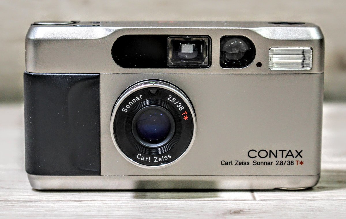 通電OK♪コンタックス CONTAX T2 シルバー フィルム コンパクトカメラ