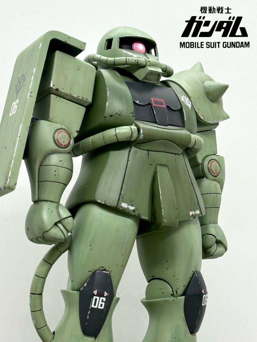 ヤフオク! - 完成品 旧キット 1/100 量産型ザクII