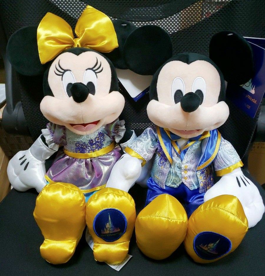 WDW周年 ぬいぐるみ ミッキー&ミニー