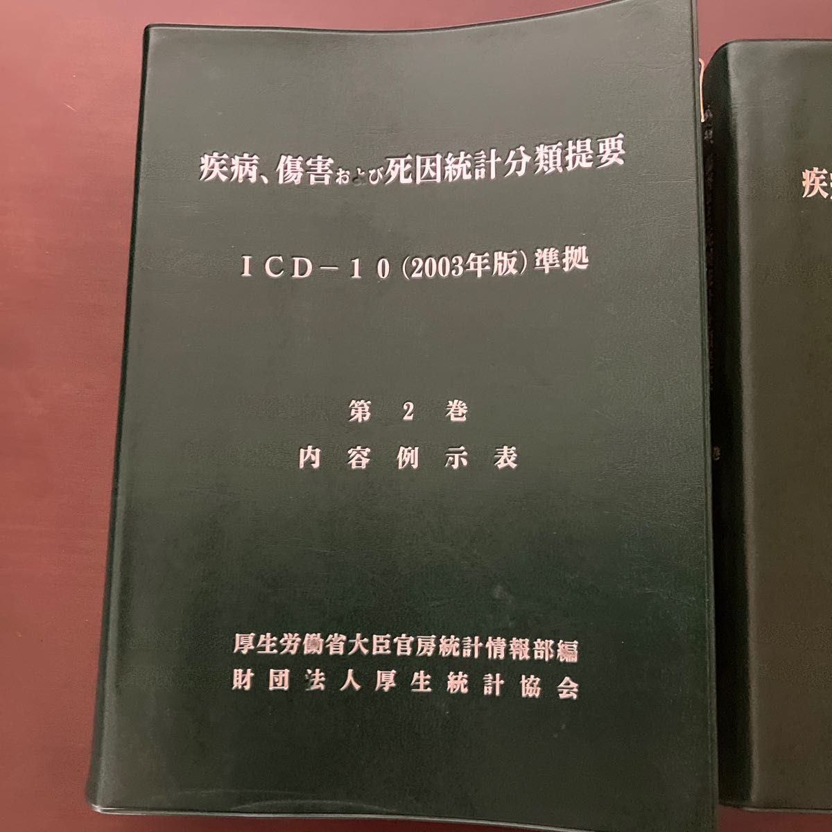 疾病、傷害および死因統計分類提要　ICD-10(2003年版)準拠　セット