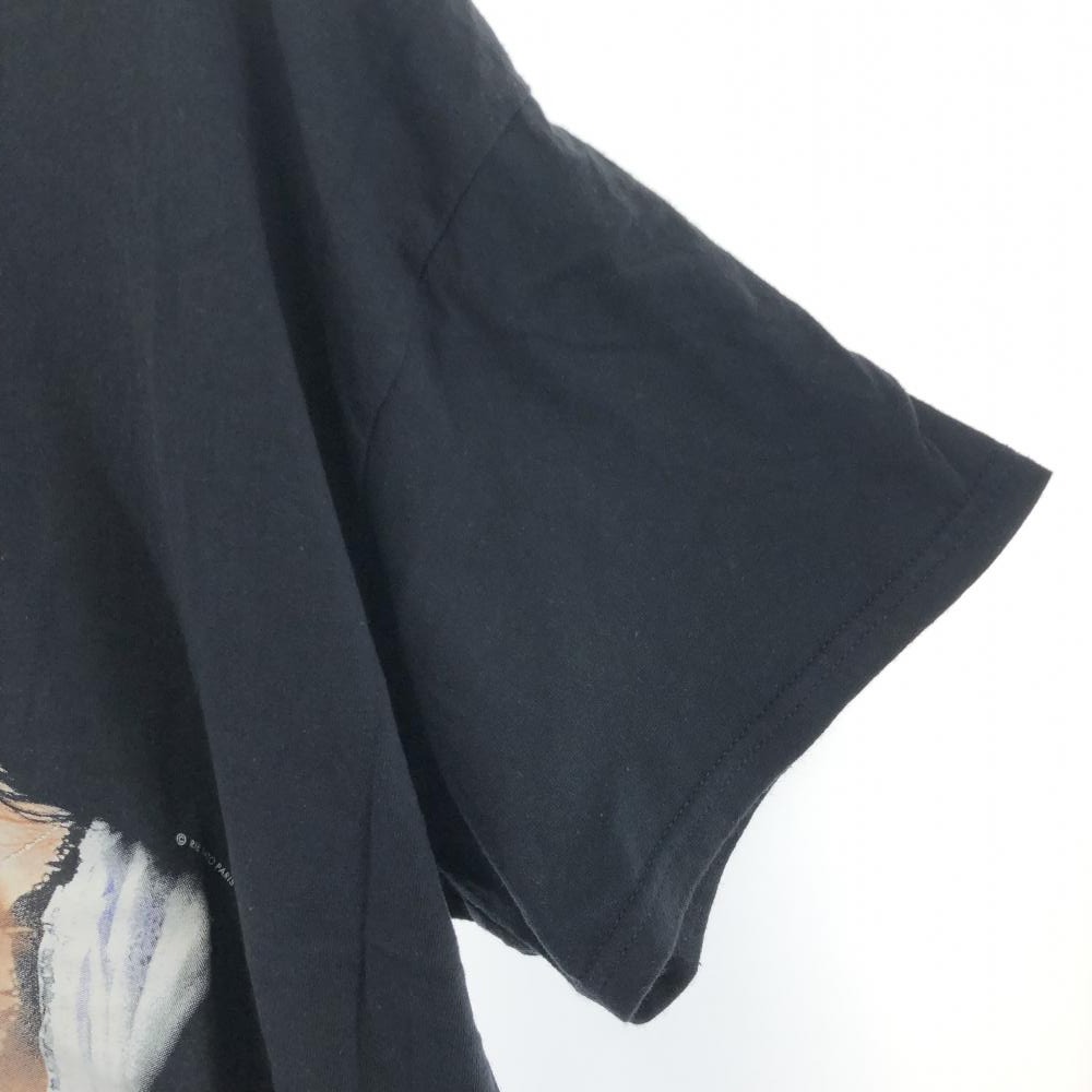 【中古】Rie Sato × Sachie Hiraga 21SS シルクスクリーンプリントTシャツ サイズXL ブラック 平賀さち枝[240017554915]_画像9