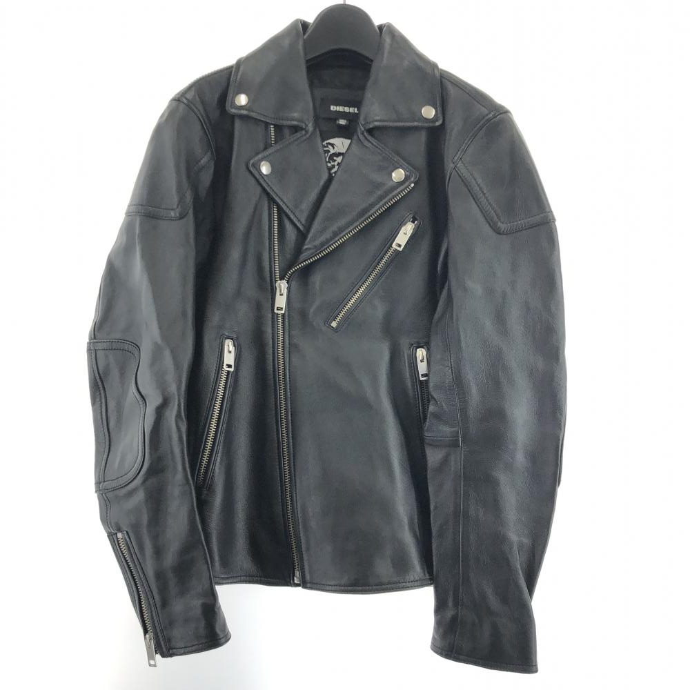 超美品 【中古】DIESEL ダブルライダースジャケット ディーゼル