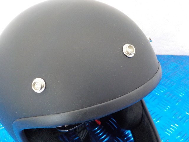  helmet shop!D224*0*(1) unused for motorcycle helmet G-766 Neo retro off-road free size (57~60.) mat black PSC Mark attaching 
