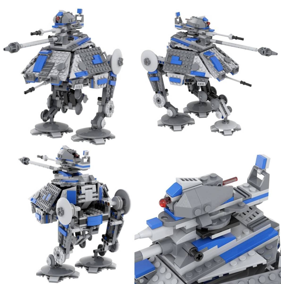レゴ互換 スターウォーズ 第501大隊専用 AT-APウォーカー&第501大隊