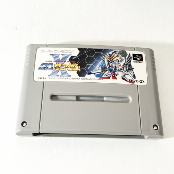 実物 SDガンダムX 動作確認済 5本まで同梱可 SFC