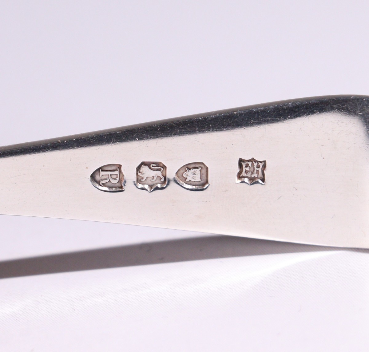 CD65 銀食器 英国アンティーク ジャムスプーン カトラリー スターリングシルバー925 28g 純銀製 洋食器アフタヌーンティーセットの画像8