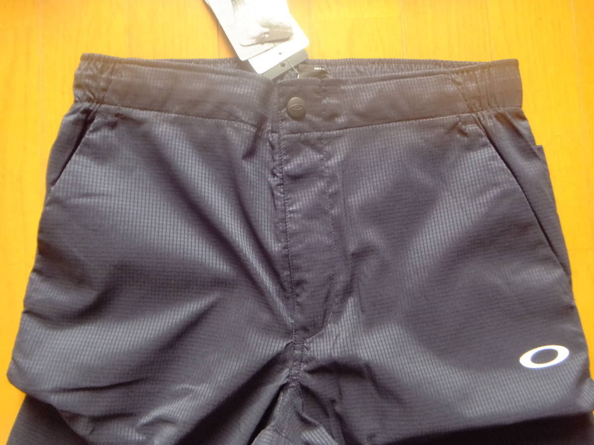  Oacley S waist 67-72 black for summer light weight 7 minute height pants light weight height ventilation . sweat speed .402521 new goods regular price 7150