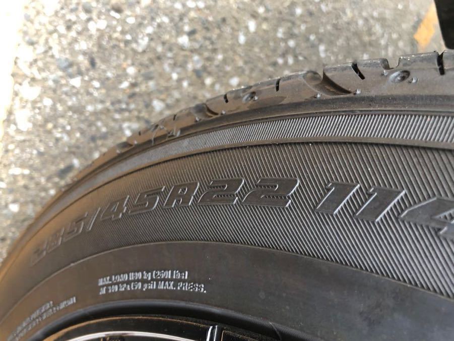 ☆ランクル200 100 ヨコハマパラダスペックX 285/45R22 4本 美品
