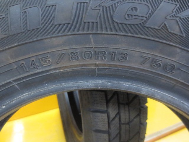 ☆スピスタ☆スタッドレスタイヤ　オートバックス　North Trek N5　145/80R13　2本　13ST669　中古　22_画像3