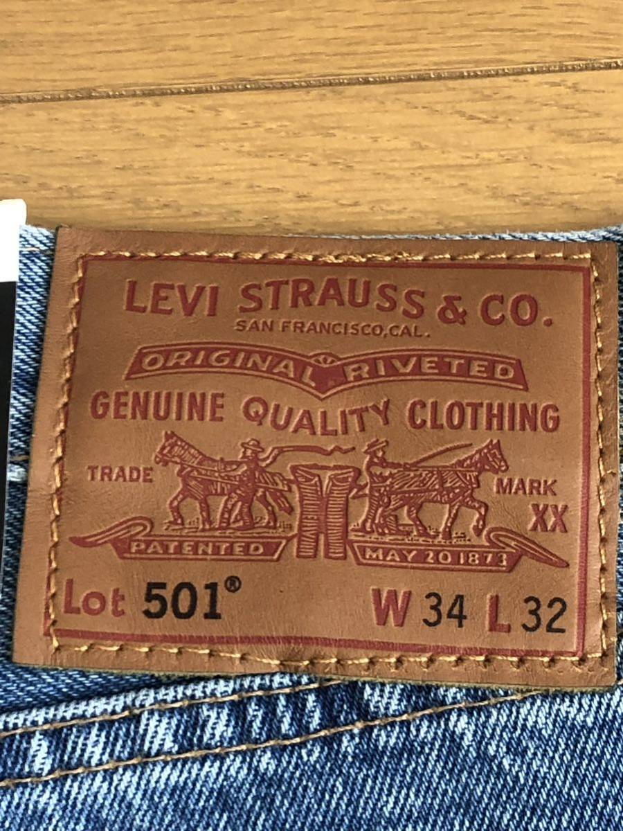 Levi's 501ORIGINAL FIT WORN IN W34 L32 6