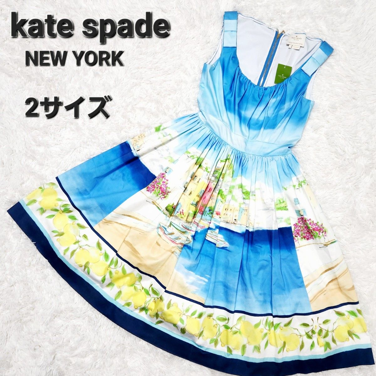 【新品タグ付き】kate spade ELZA DRESS エルザドレス ドレス ワンピース Yahoo!フリマ（旧）
