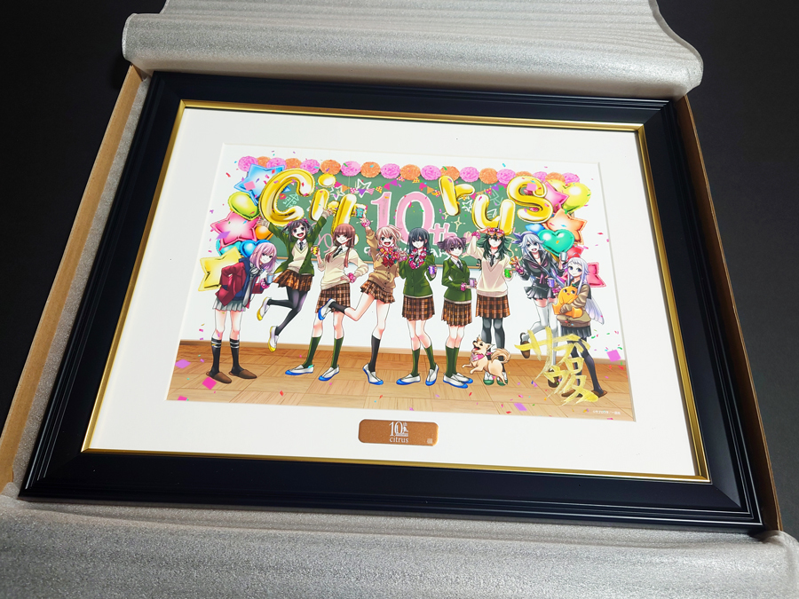 citrus 10th サブロウタ先生直筆サイン入り複製原画(KV)シトラス