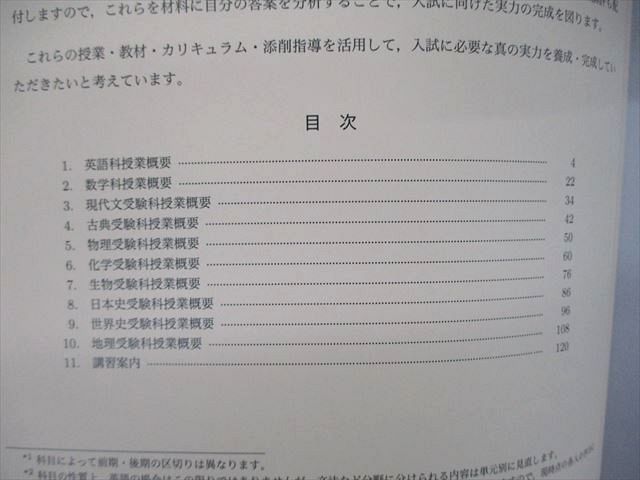 ST04-091 鉄緑会 高校3年 2014年度 授業案内/医学部/東大受験者用 入試データ&対策のまとめ sale m0D_画像5