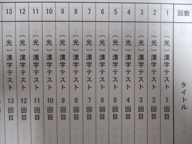 UF94-189 臨海セミナー 中2 国語 中学生漢字 状態良い 14m2B_画像3