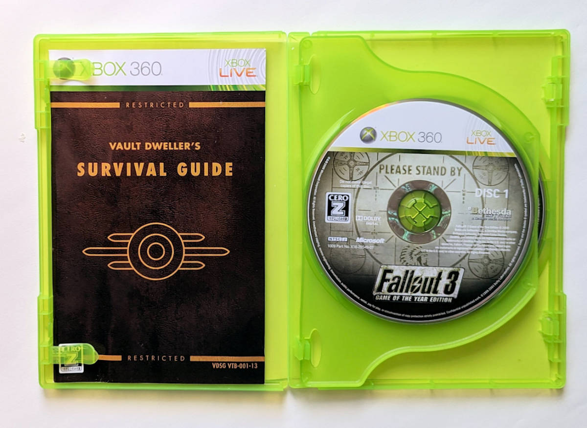 フォールアウト3 ゲームオブザイヤーエディション FALLOUT III Game of the Year Edition ★ XBOX 360 / XBOX ONE / SERIES X