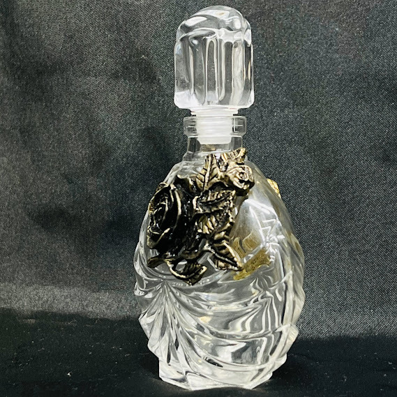 [ б/у ] Vintage 1960 crystal духи бутылка бутылка VCA соединять часть. пластиковый. [ бесплатная доставка ]