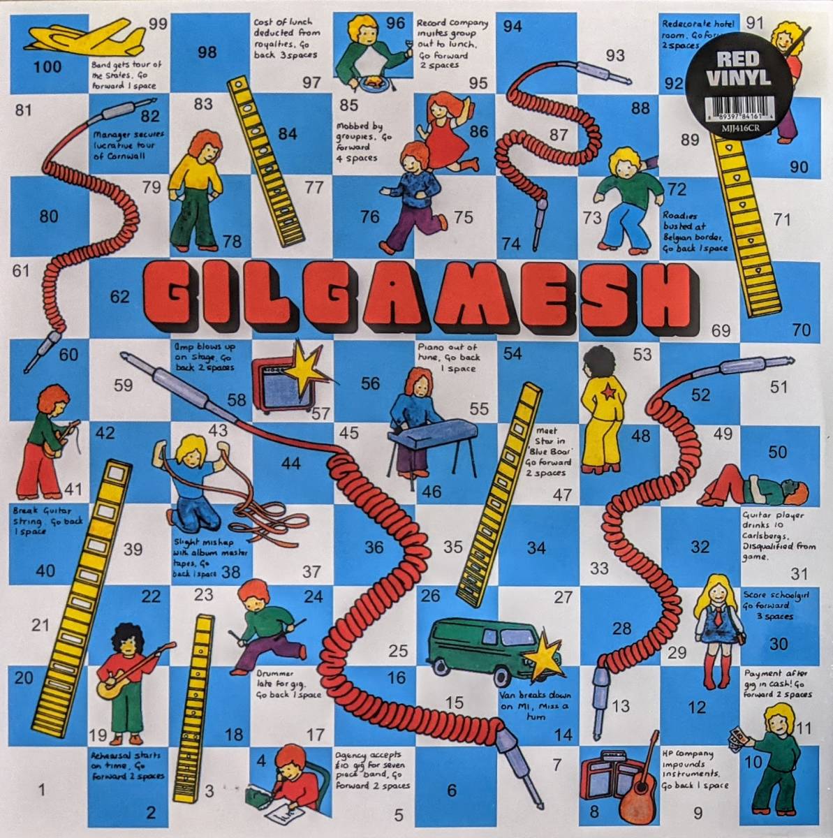 Gilgamesh ギルガメッシュ - Gilgamesh 限定再発レッド・カラー・アナログ・レコード_画像1