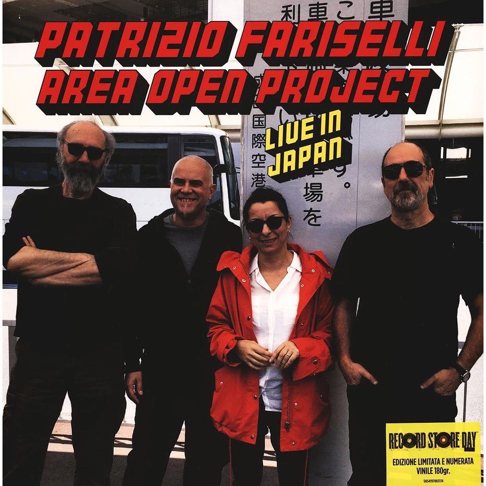 Patrizio Fariselli Area アレア Open Project - Live In Japan Record Store Day 2020 500枚限定アナログ・レコード