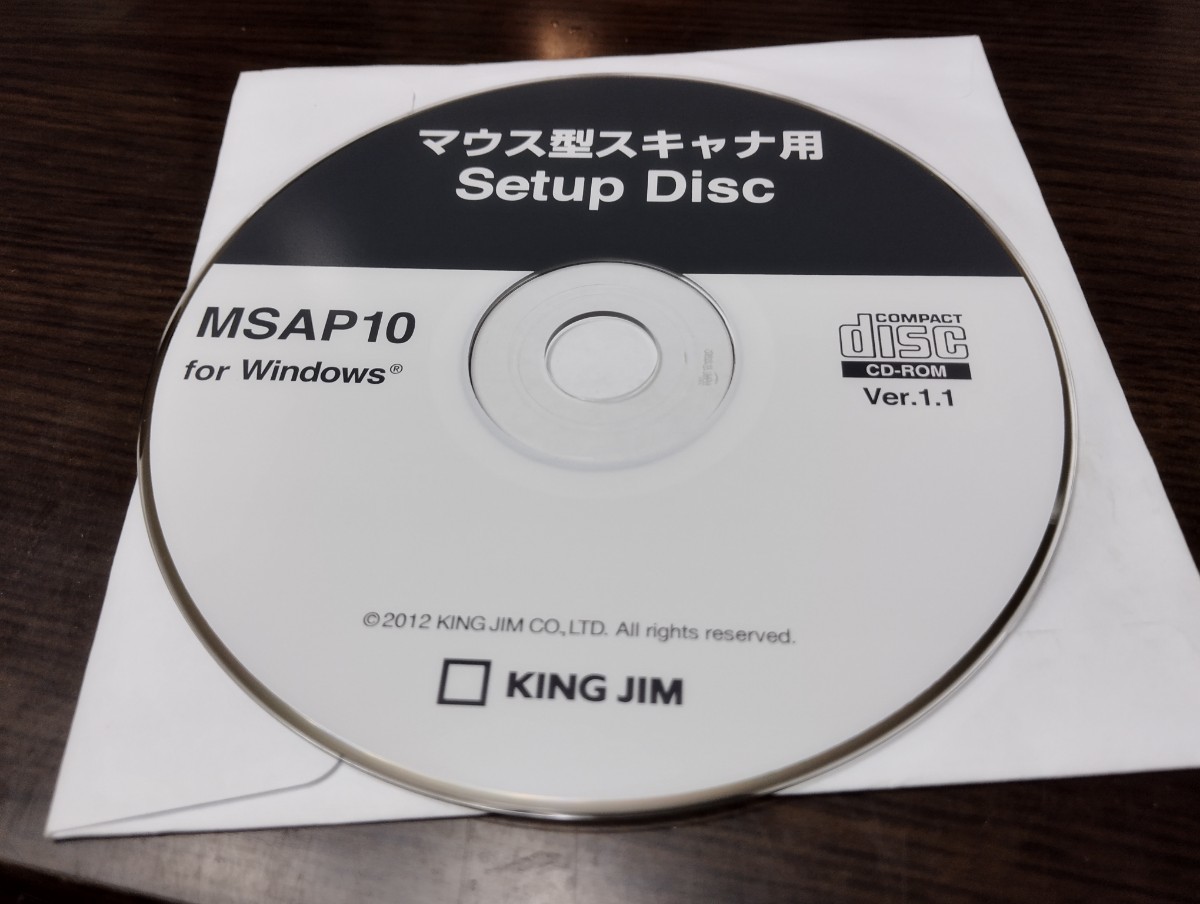 msap10  мышь   модель  ... для 　 установка  　 диск 　KING JIM　...　Windows　cd rom 