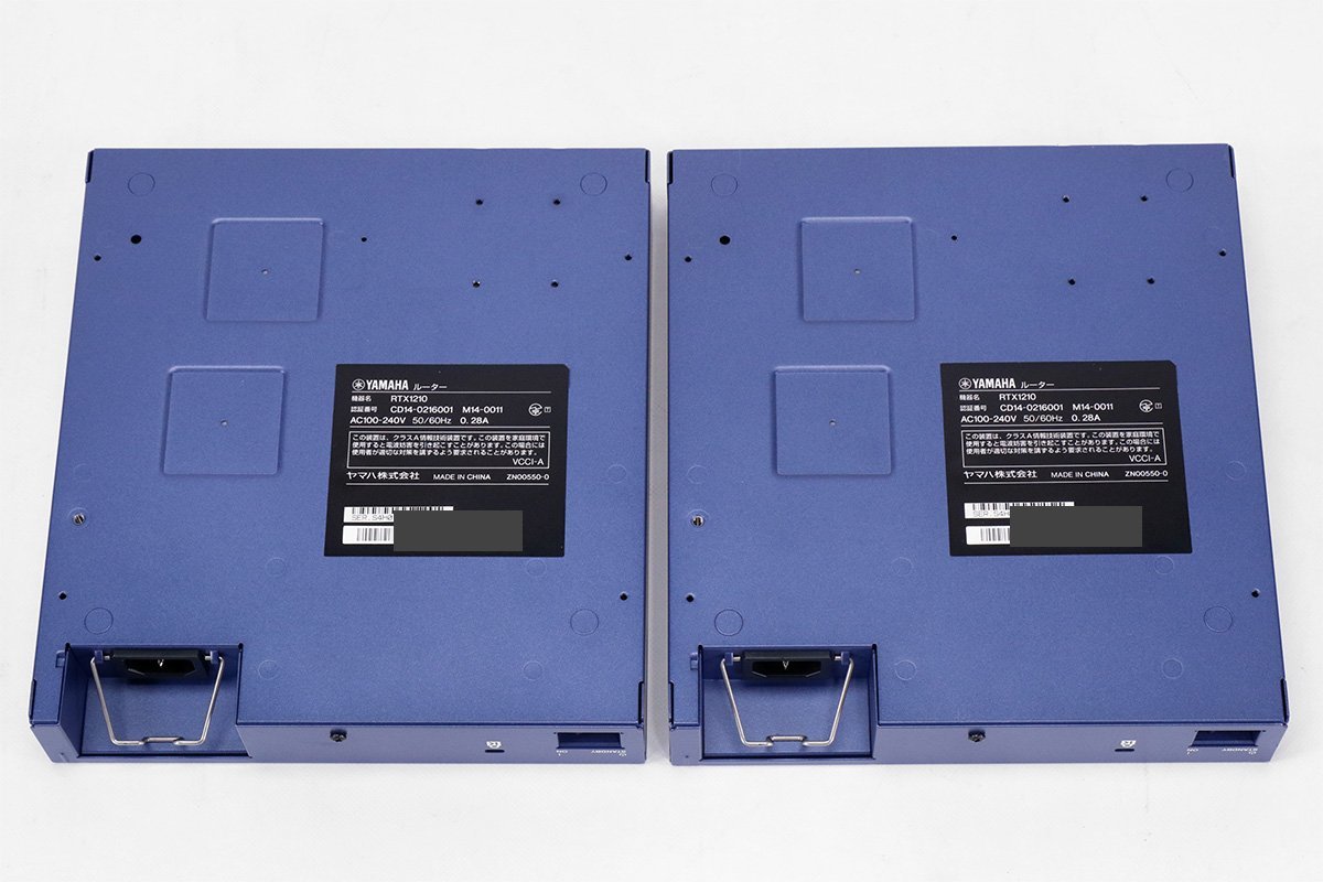 新品未開封 2台セット YAMAHA RTX1210 ギガアクセスVPNルーター