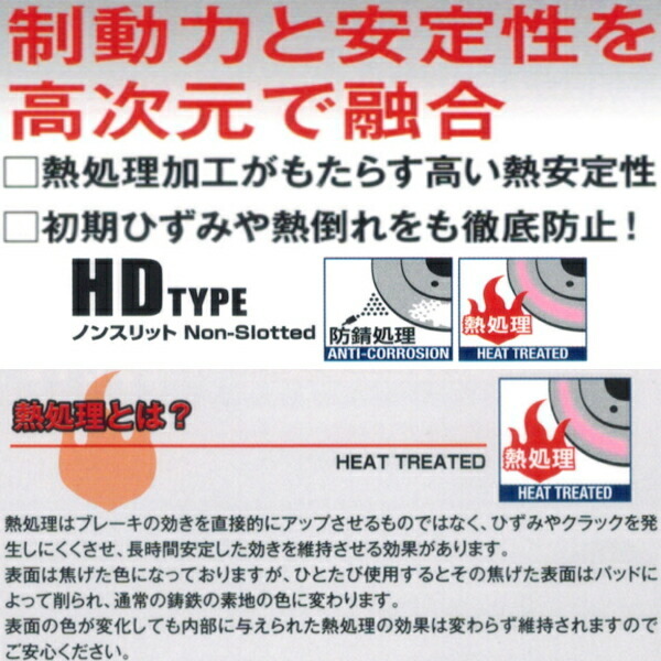 DIXCEL HDディスクローターR用 LY3PマツダMPV ターボ用 06/2～_画像2