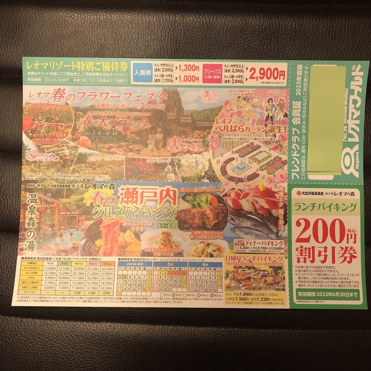 保障 ニューレオマワールド 特別ご優待券 割引券 4枚 i9tmg.com.br