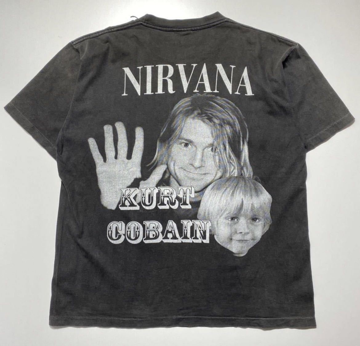 L】1990s Vintage GIANT KURT COBAIN MEMORIAL Tee 90年代