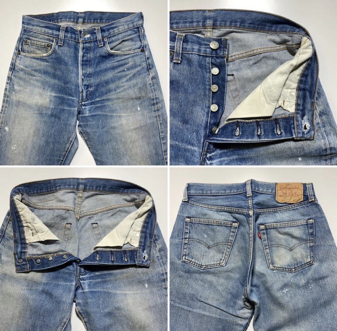 W31/L36】1980s Levi's 501 Red Line Denim Pants 1980年代 W31/L36】1980s Levi's 501 Red Line Denim Pants 1980年代