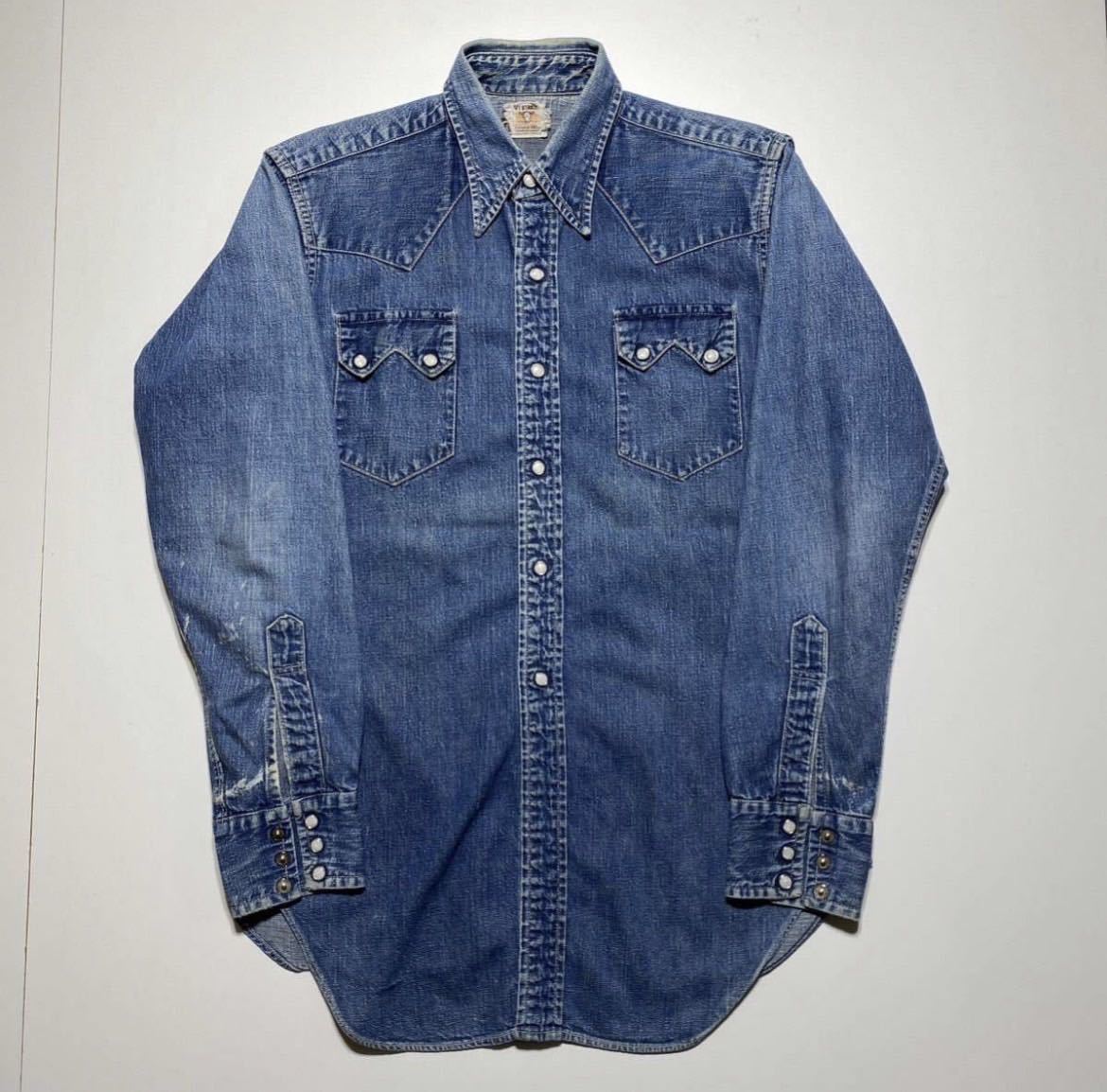 1950s Vintage LEVI'S Denim Western Shirt 1950年代 ヴィンテージ