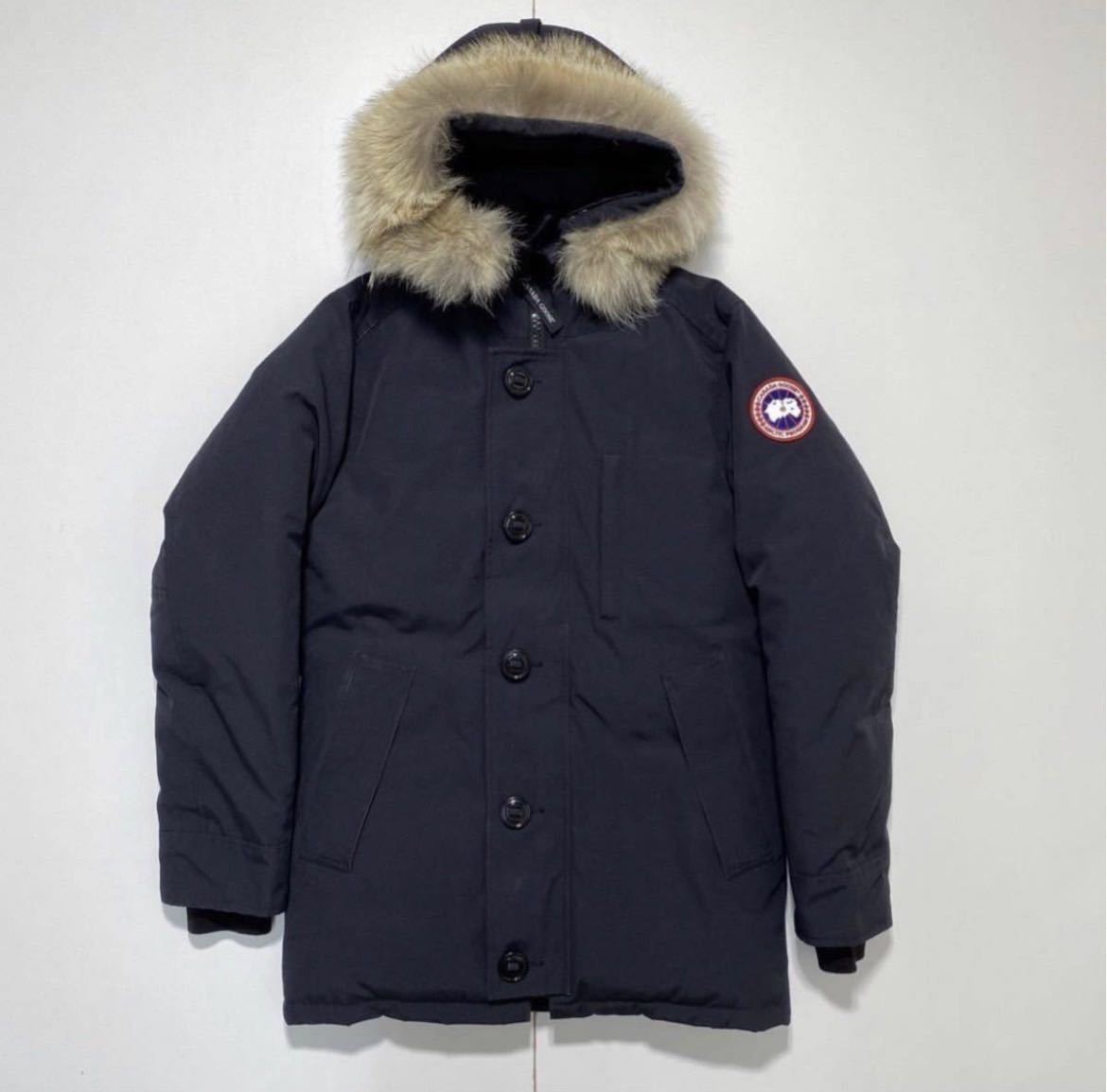 XS】CANADA GOOSE JASPER PARKA NAVY カナダグース ジャスパー