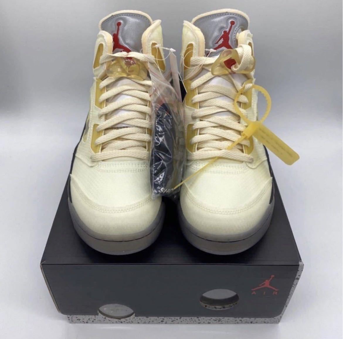 27.5cm】新品 NIKE AIR JORDAN 5 RETRO SP OFF WHITE SAILナイキ エア