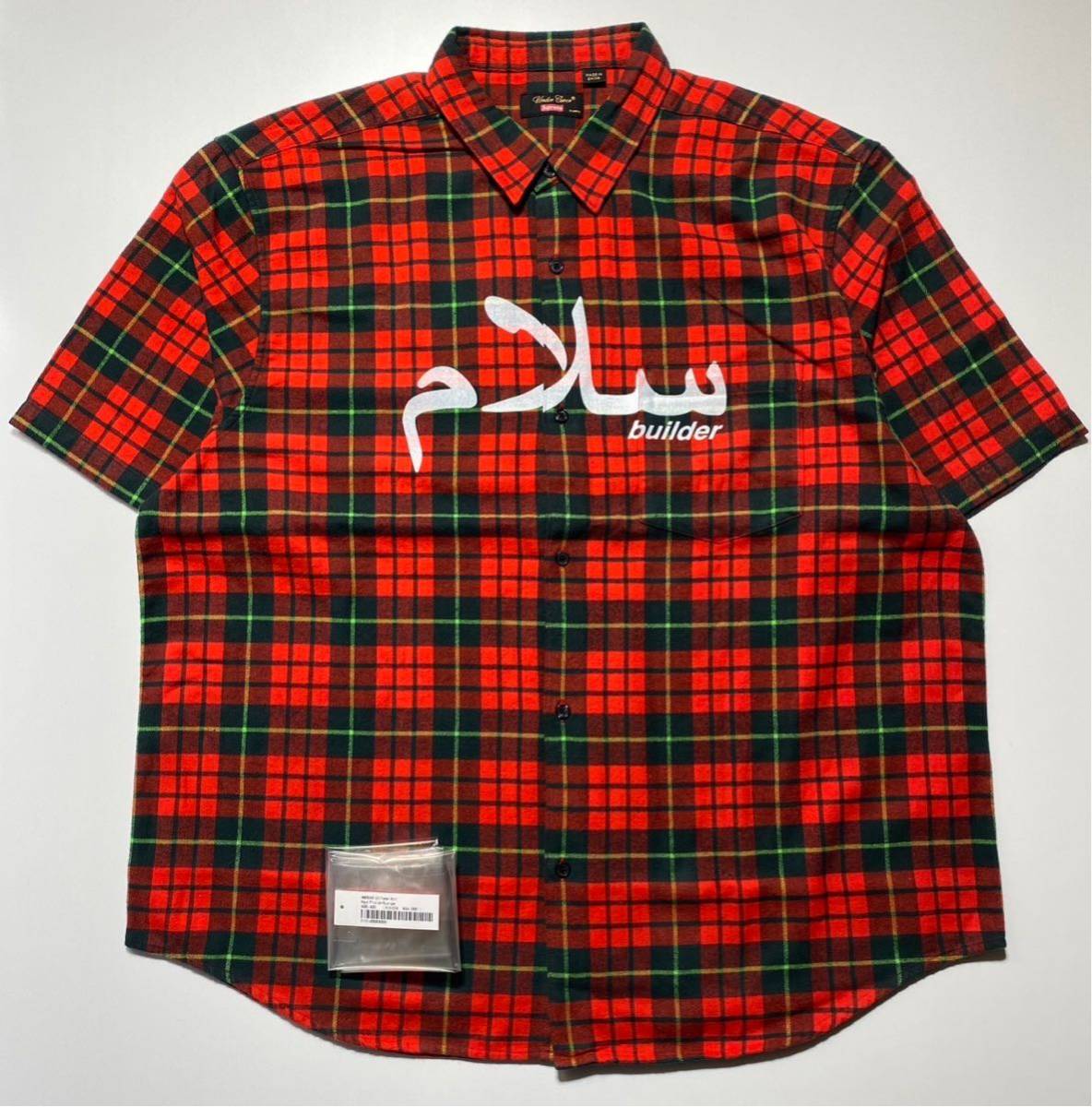XL】新品 supreme UNDERCOVER S/S Flannel Shirt Red Plaid