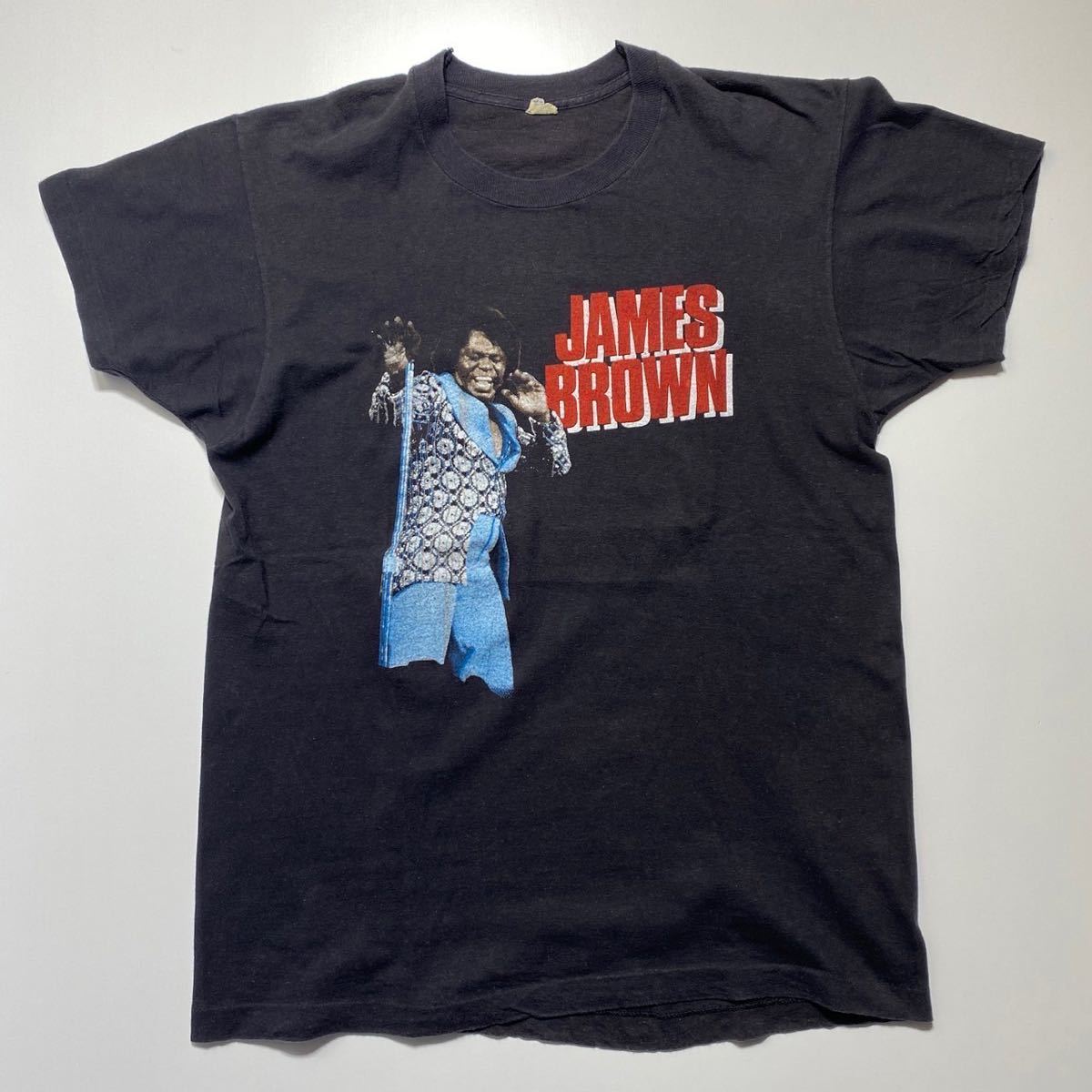 【XL】80s Vintage JAMES BROWN Living in America Tour Tee 80年代 ヴィンテージ ジェームスブラウン アメリカ ツアー Tシャツ 86年 G1665