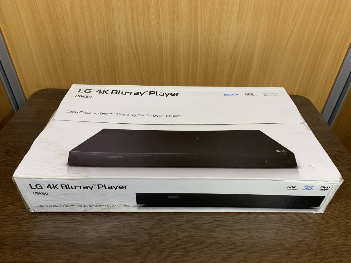 ストア 52 1円～ LG 4K ブルーレイプレーヤー UBK80 Blu-ray Player