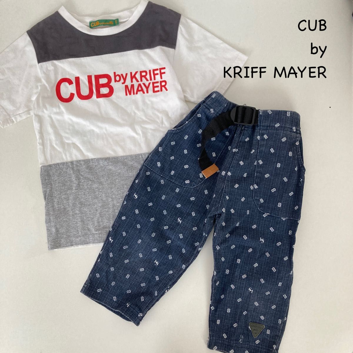 CUB by KRIFF MAYER  Tシャツ・ハーフパンツ 120半ズボン 半袖Tシャツ 男児 子供服