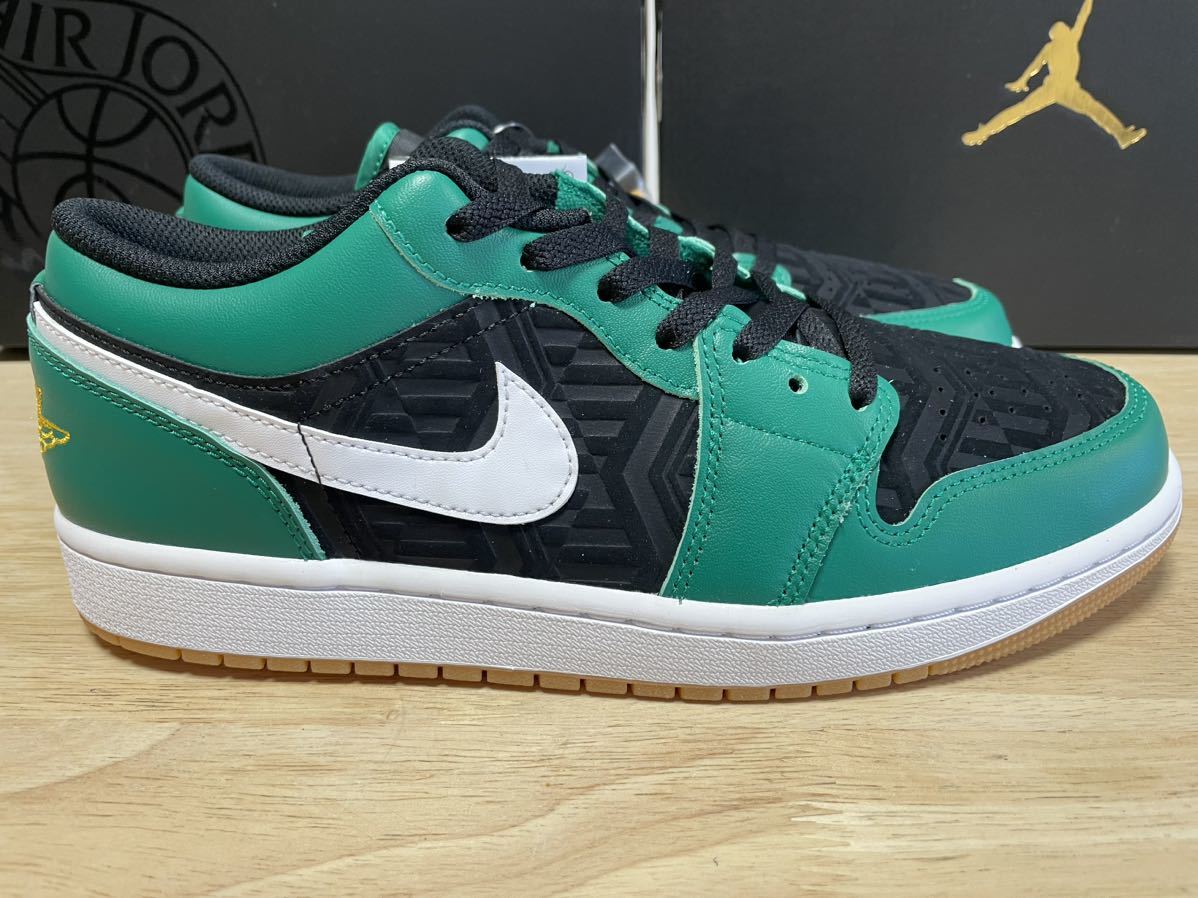 NIKE エア ジョーダン 1 LOW SE 27.5㎝ 新品 マラカイト/ブラック/タクシー/ファイヤーレッド SNK920